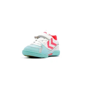 magasin en ligne De gros 🌟 Handball Garçon Hummel Chaussures Velcro Kid Hummel Aerotech Bleu BLEU 👍 18