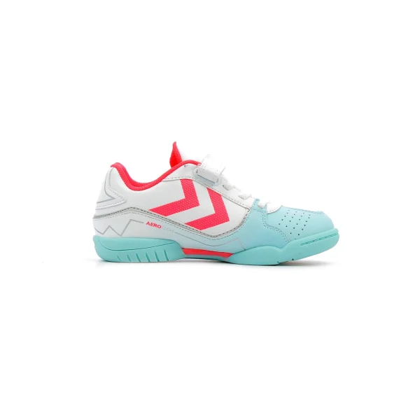 magasin en ligne De gros 🌟 Handball Garçon Hummel Chaussures Velcro Kid Hummel Aerotech Bleu BLEU 👍 6