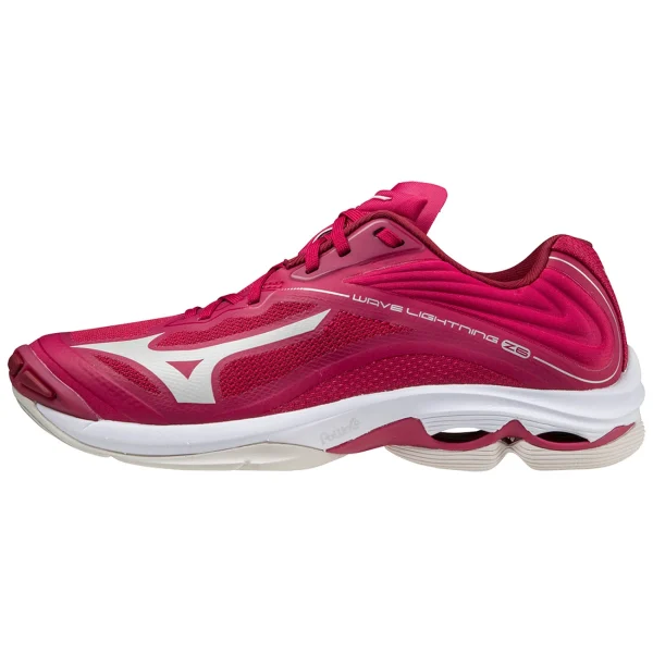 achetez pas cher Sortie 🎁 Volley Ball Homme Mizuno Chaussures Femme Mizuno Wave Lightning Z6 ROUGE ⌛ 5