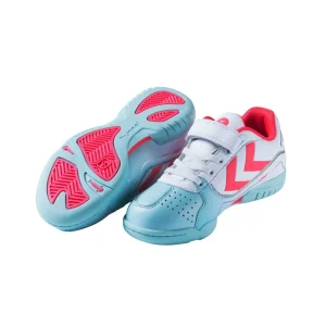 magasin en ligne De gros 🌟 Handball Garçon Hummel Chaussures Velcro Kid Hummel Aerotech Bleu BLEU 👍 10